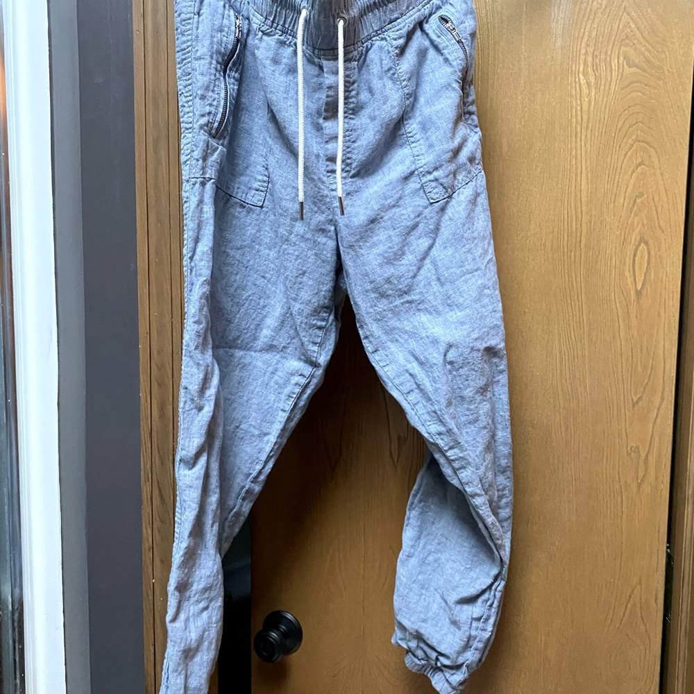 Athleta Cabo Linen Joggers 14